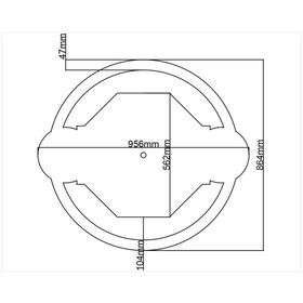 Resim MOTİFPİYER Motifpiyer Lamba Tavan Göbeği 52b-sekizgen-yuvarlak-dis-citali 