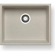 Resim Pyramis Pyragranite Tetragon Eviye 50X40CM 1b Ivory 