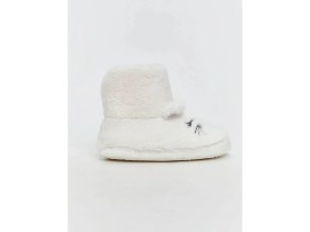 Resim Lcw Steps Hayvan Nakışlı Kız Bebek Ev Botu Panduf (W5) 