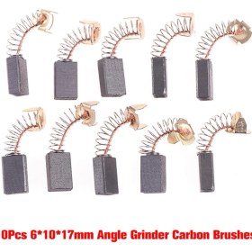 Resim Pdrplnt 10 Adet Açı Öğütücü Karbon Fırçalar 6*10*17MM Elektrikli Alet Motorları Yedek Parça Güneş Işığı Süper Mağaza (Yurt Dışından) 