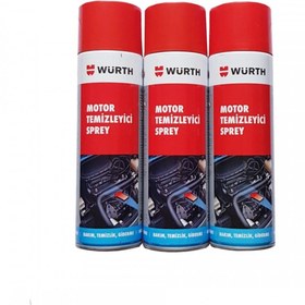 Resim Würth Motor Temizleme Spreyi 500 ml ( 3 Lü Set) 