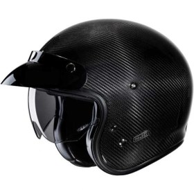 Resim Hjc V31 Karbon Siyah Açık Kask 
