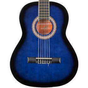 Resim Barcelona LC 3600 BB Mavi Siyah 3/4 Klasik Gitar - Mavi Siyah 