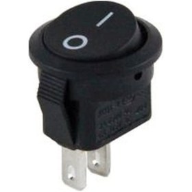 Resim Ic-134E Mini Yuvarlak Anahtar Işıksız On-Off 2P 
