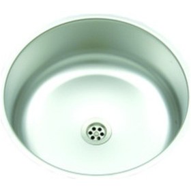 Resim Ekosan K38 Yuvarlak Paslanmaz Eviye + Sifon 