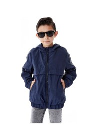 Resim Benitto Kids Erkek Çocuk Kapüşonlu Yağmurluk 51362 Lacivert 