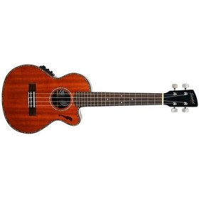 Resim Babilon Eureka Artist Series Tenor Cutaway Elektro Ukulele Melissa Robles Style 