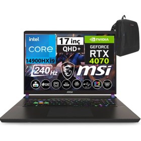 Resim MSI Vector 17 Hx I9-14900HX 96GB 4tb SSD 8GB/RTX4070 W11HOME 17" 240HZ Qhd+ A14VGG-229TRW40+ZETTACNT 