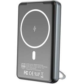 Resim Lenyes Pw1001d Pd 22.5w Hızlı Şarj Özellikli Standlı Wireless Powerbank 15w 10000mah Gri 
