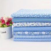 Resim 7 adet 50.8cm x 50.8cm Kumaş Kendin Yap Yapım Malzemeleri Quilting Patchwork Kumaş Yarı Çeyrek Paketleri Quilting Patchwork Yastıklar için Kumaş 