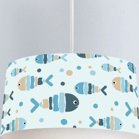 Resim instababyrooms Çocuk Odası Dijital Baskılı Dekoratif Sarkıt Avize Model 1412 