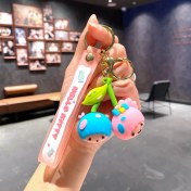 Resim OEMG Çizgi Film Animasyon Stitch Serisi Yumuşak Kauçuk Anahtarlık Bebek Çantası Kolye Anahtarlık Küçük Hediye (Yurt Dışından) 