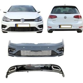 Resim Autogp Vw Golf 7.5 Rline Body Kit Tampon Seti 2017 / 2021 Sm-vwgo75gtıb 