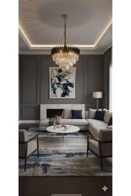 Resim IŞILTI LARA 50 CM SİYAH-GOLD 