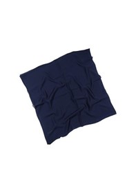 Resim Mısırlı Eşarpları Tesettür Giyim Krep Kadın Eşarp 120x120 Cm - Lacivert 