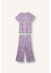 Resim Defacto 2li Pijama Takımı Kız Bebek H5503a526smpr141 Mor-pr141 