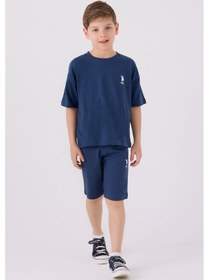 Resim U.S. Polo Assn. U.s. Polo Assn Erkek Çocuk Lacivert Bermuda Takım Lacivert 