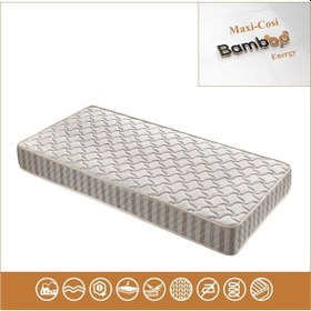 Resim Uzunbebe 90X190 Maxi Cosi Bamboo Energy Ortopedik Yaylı Yatak 