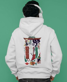 Resim Dali’nin Çilingiri Oversize Unisex Kapüşonlu Sweatshirt 