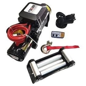 Resim Offroad Vinç Çelik Halatlı 13800 Lbs - 6400 Kg Uzaktan Kumandalı 28 Metre - Güçlü ve Dayanıklı Kurtarma Çözümü 