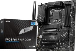 Resim Msı Pro B760-p Wıfı Ddr4 Soket 1700 Ddr4 5333 Oc Pcı-e,m.2 Usb3.2 Hdmı,dp, 1x 2.5g Lan Wı-fı 6e Atx Anakart 