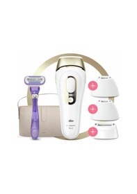 Resim Braun Silk Expert Pro5 PL5347 Yeni Nesil IPL 400.000 Atım 3 Başlıklı Tüy Alma Cihazı 