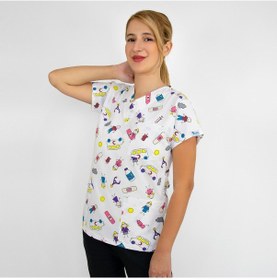 Resim Yarabandı Desenli Likralı Üst Forma 