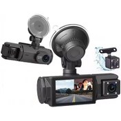 Resim S2 1080p Araç İçi Kamera 3 Kameralı Ön-iç - Geri Görüş Kamera 