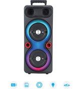 Resim Piranha 7889 Kablosuz PartyBox RGB Bluetooth Kule Hoparlör / USB & TF Kart & Mikrofon & 3.5mm AUX Girişi 