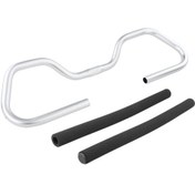 Resim İle 25.4x600mm Kelebek Gidon Mtb Dağ Bisikleti Kum Gümüş Için Esnek A 