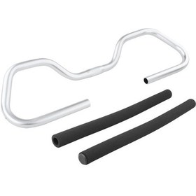 Resim İle 25.4x600mm Kelebek Gidon Mtb Dağ Bisikleti Kum Gümüş Için Esnek A 