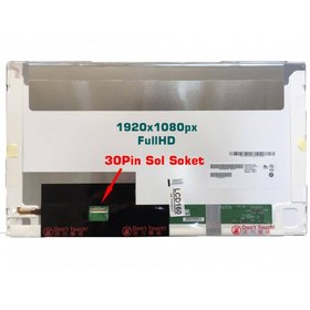 Resim 17.3" Led Laptop Ekranı 30 Pin Sol Soket Full HD 1920*1080 - B173HTN01.1 