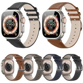 Resim Sones iOS Uyumlu Watch 42mm Dux Ducıs Ys Serisi Hakiki Deri Saat Kordonu 