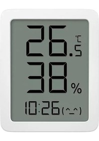 Resim Yulong Xiaomi Miaomiaoce Serisi Lcd Termometre Nem Ölçer Ve Saat 