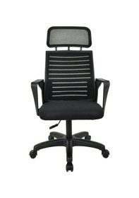 Resim Mobilyakeyfi Bürocci Likya Plastik Ayaklı Çalışma Koltuğu-Siyah File-2284B0541 