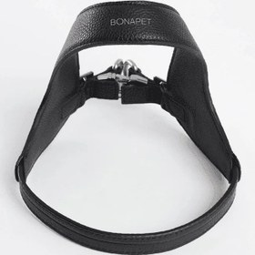 Resim Dual Harness Black - Deri Göğüs Tasması - L 