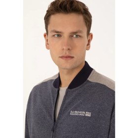 Resim U.s. Polo Assn. Erkek Mürdüm Hırka (Örme) 50315820-VR074 