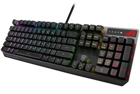 Resim Asus Rog Strix Scope RX Red Switch IP57 Türkçe Optik Mekanik Kablolu Siyah Gaming Klavye 