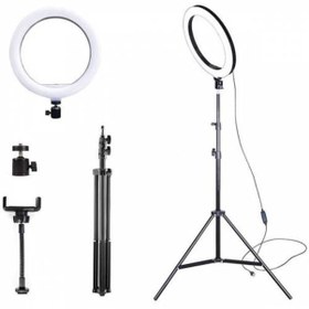 Resim Polham 10 İnch Led Halka Ve 2MT Tripod Stüdyo Işığı Youtober Işığı Selfie Stüdyo 