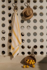 Resim Earth Stripe Peştemal Sarı 