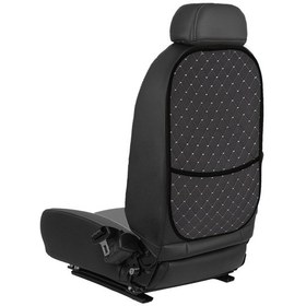 Resim Blueline Serisi Dokuma Kumaş Oto Koltuk Arkası Koruyucu Cepli Organizer 2 Adet 