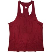 Resim Bluu Basic Fitness Gym Tank Top Sporcu Atleti (528807509) Bordo 