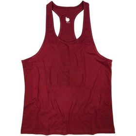 Resim Bluu Basic Fitness Gym Tank Top Sporcu Atleti (528807509) Bordo 