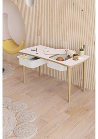 Resim Çocuk Aktivite Çalışma Masası Beyaz 