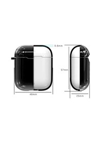 Resim Ekılıf - Apple Uyumlu AirPods 1.nesil - Kılıf Darbelere Karşı Dayanıklı Silikon Kılıf Airbag 08 - Kırmızı 