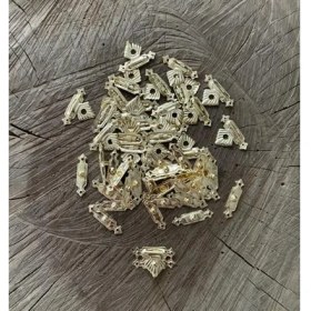 Resim Dmr Dekoratif Kutu Klips Mini Tavla Klipsi Sarı Renk 26MM 100 Adet 