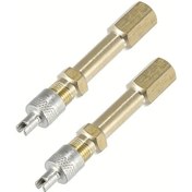 Resim Willowhaven 50mm Pirinç Valf Uzatıcı 2li Kamyor Traktör Motosiklet Lastik Hava Başlığı 