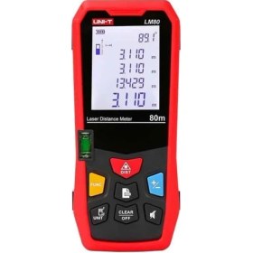 Resim Uni-T Lm-80 Lazermetre | Lazer Mesafe Ölçer LM80 