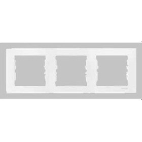 Resim Schneider Sedna Beyaz Üçlü Çerçeve 