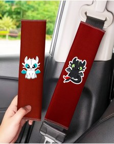 Resim Bigohobi DRAGON Baskılı, Emniyet Kemeri, Çanta vs. Yumuşatıcı Ped 